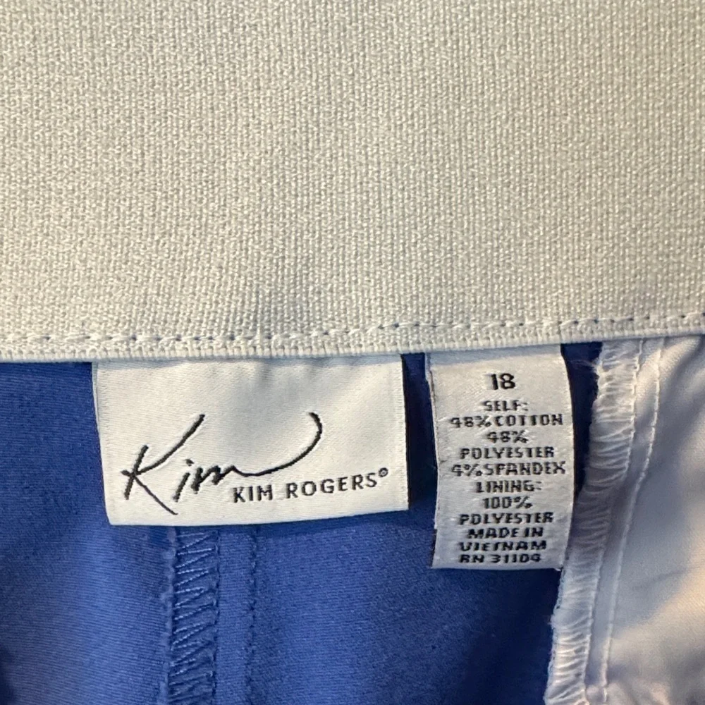 Kim Rogers Classic Blue Trousers - Picture 2 of 5